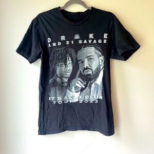 Drake & 21 Savage It’s All a Blur Tour 2023 T-Shirt | Size S | Concert Tee